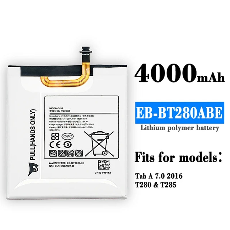 Batterie de remplacement pour tablette Samsung Tab A 7.0 Batterie de remplacement pour tablette Samsung Tab A 7.0